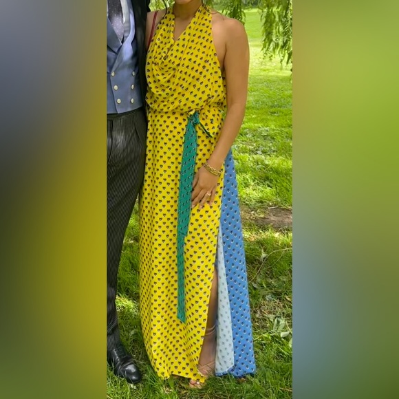 STAUD Adele Dress in Soleil Azure - Picture 3 of 3